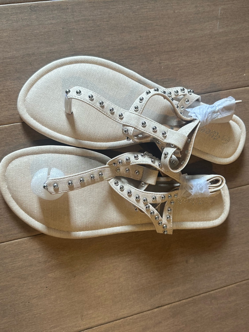 Fashion Nova Studded Gladiator Sandals (size 9)